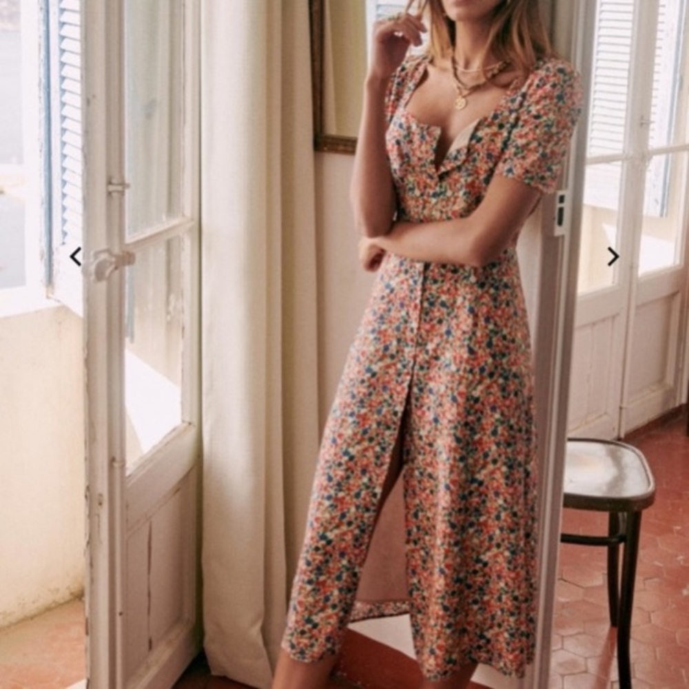 Like New: Sezane Victoria Dress, Hanoi Print